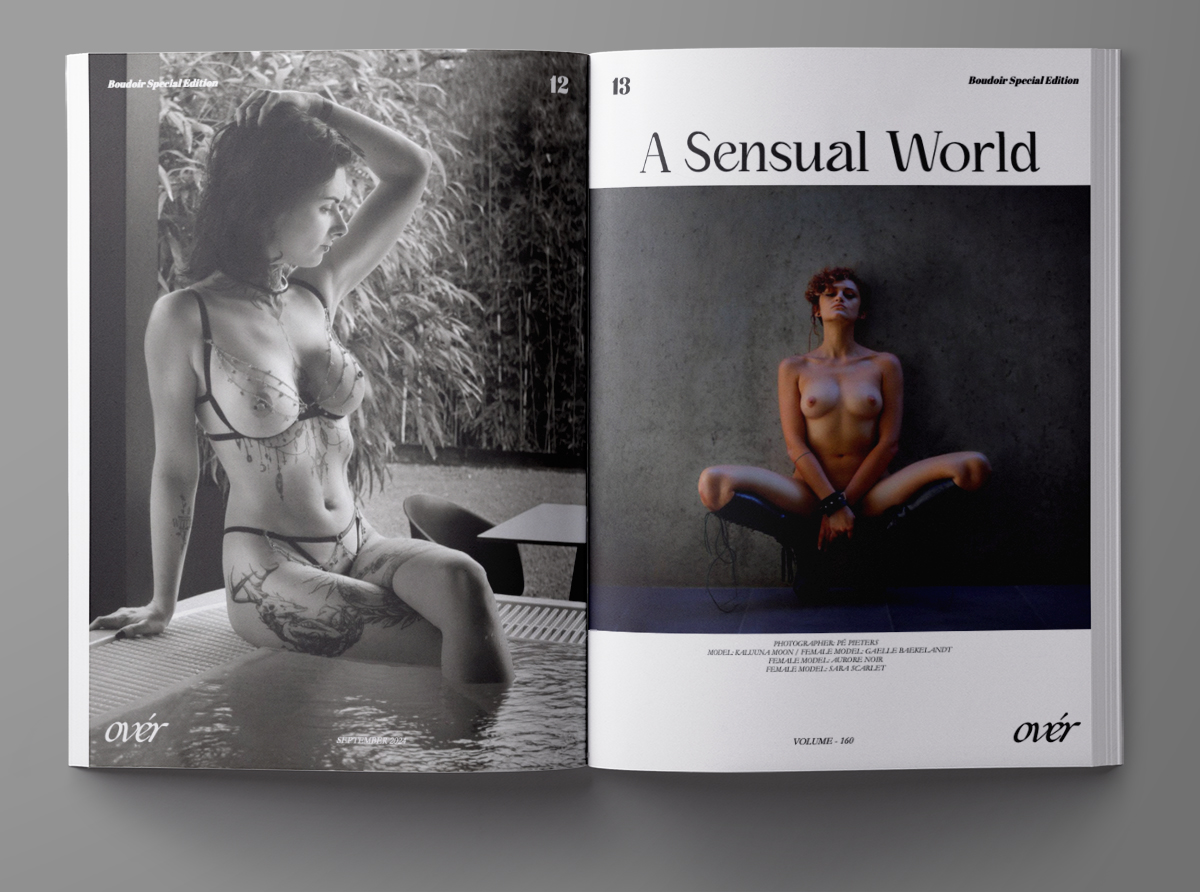 Ovér Magazine Special Edition Boudoir 'A Sensual World'- September 2024