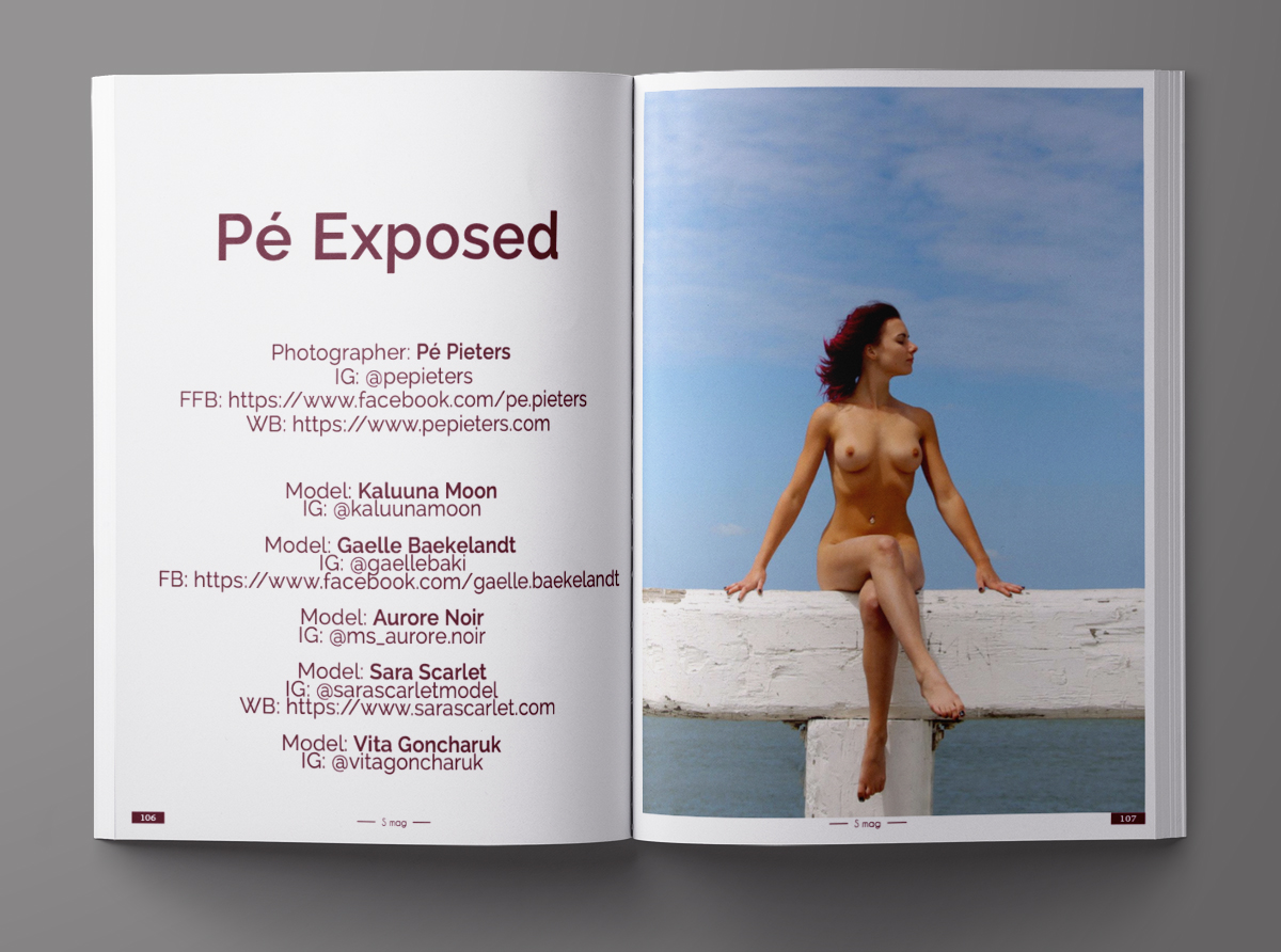 Sensualidad Magazine 'Pé Exposed'- May 2024